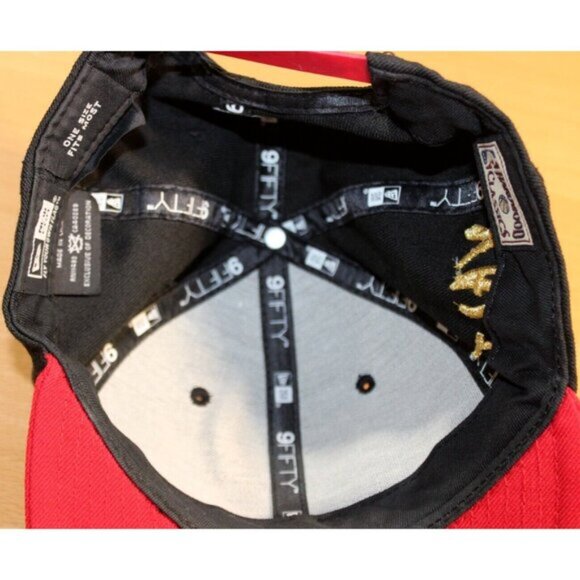 NBA Chicago Bulls Snapback Cap Hat OS One Size New Era 9Fifty Hardwood Classics - Picture 6 of 8